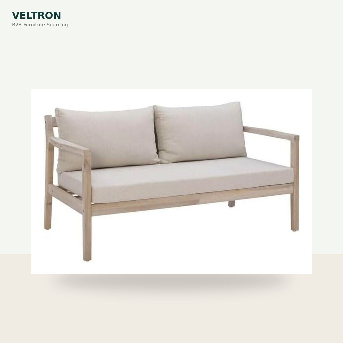 Beige Outdoor Sofa