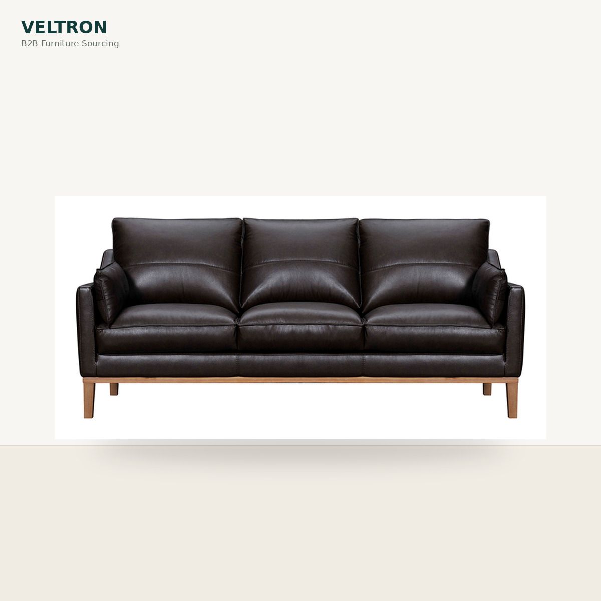 Brown Leather Sofa Series