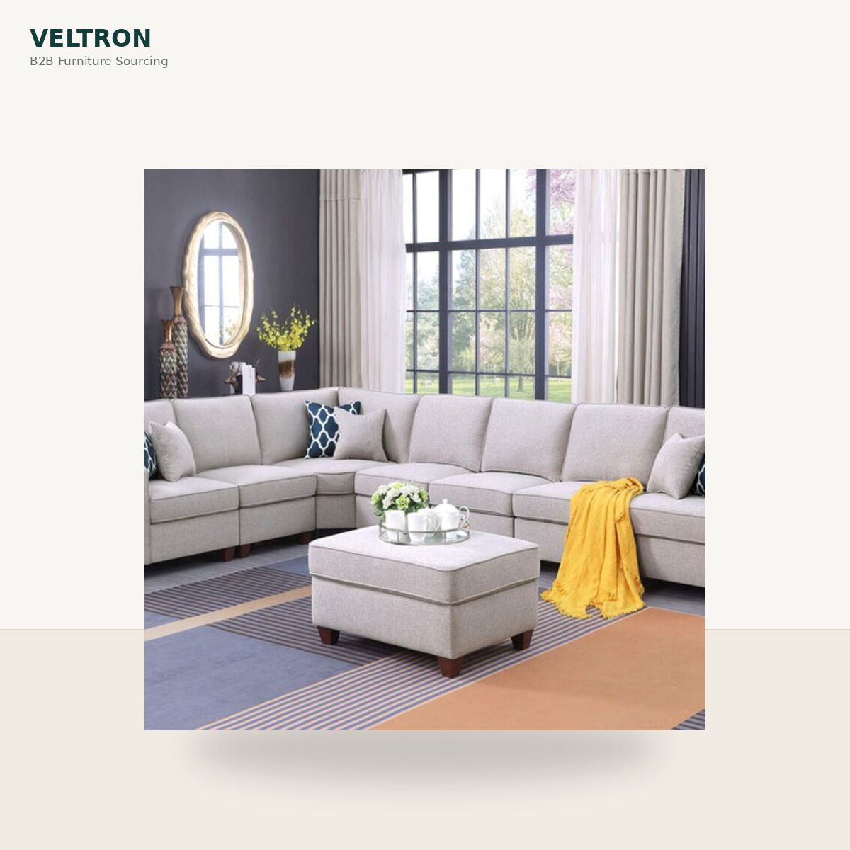 Fabric Sectional Sofa