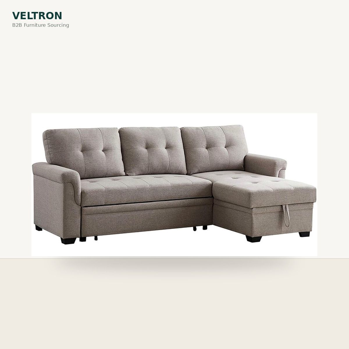 Storage Sleeper Sectional Sofa Series